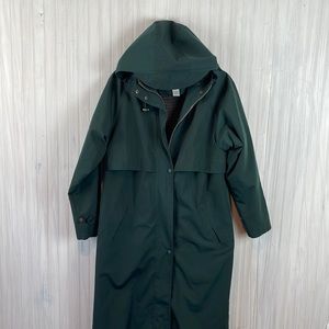 VINTAGE LL BEAN LINED TRENCH COAT